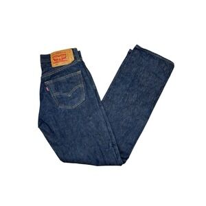 Levi's Men 501 XX Shrink To Fit STF Rigid Dark Wash Straight Leg Jeans W 29 L 34